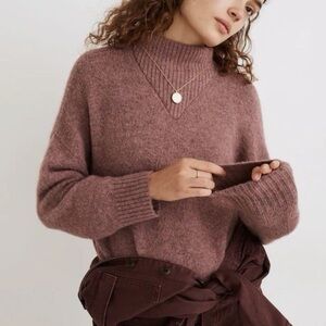 NWT Madewell Dillon Mockneck Pullover Sweater